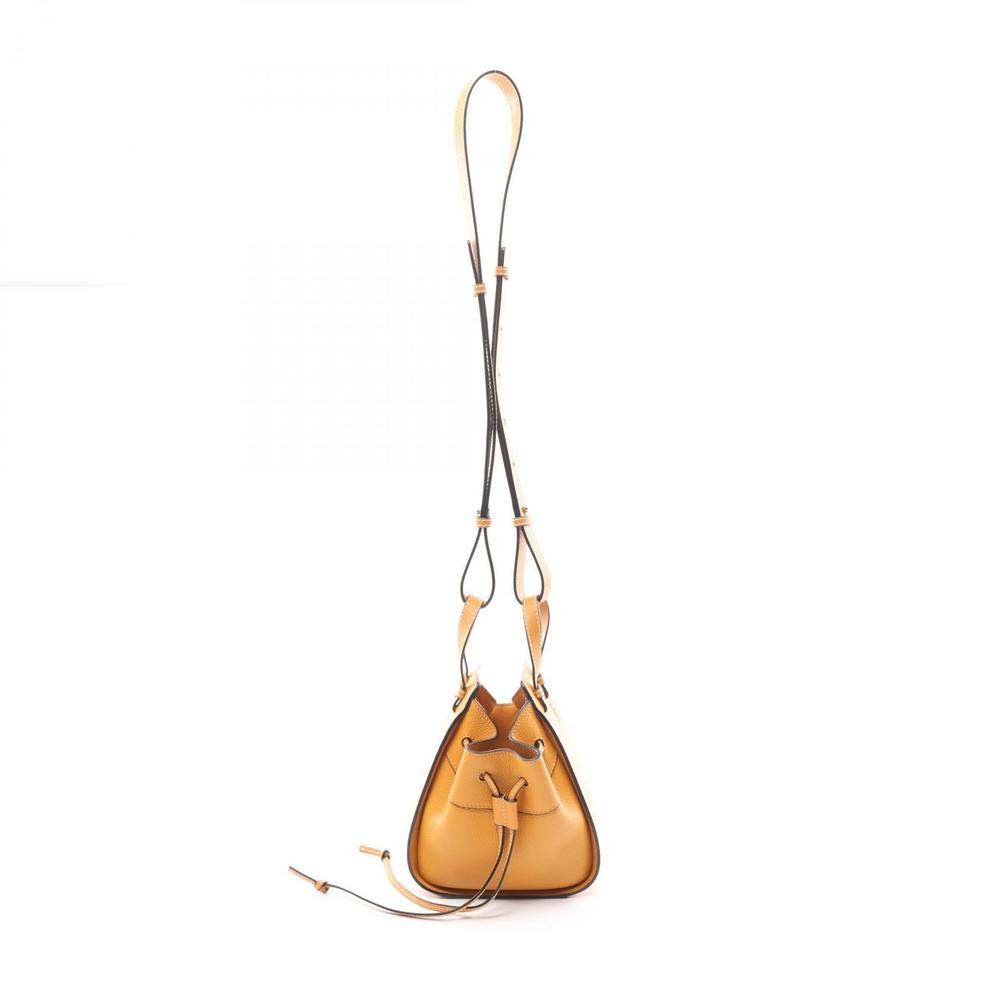 Loewe Hammock Mini Leather Drawstring Handbag Bro… - image 5